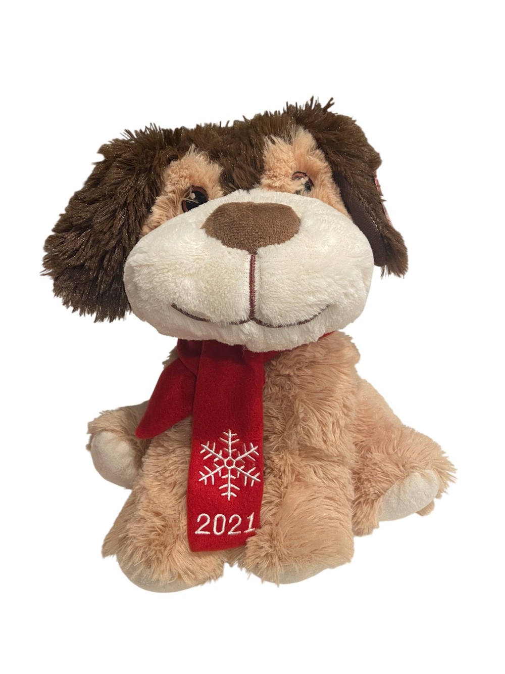 Pet Smart Plush Dog 2021 Holiday Dog Toy 12”  Chance Squeaks! NWT